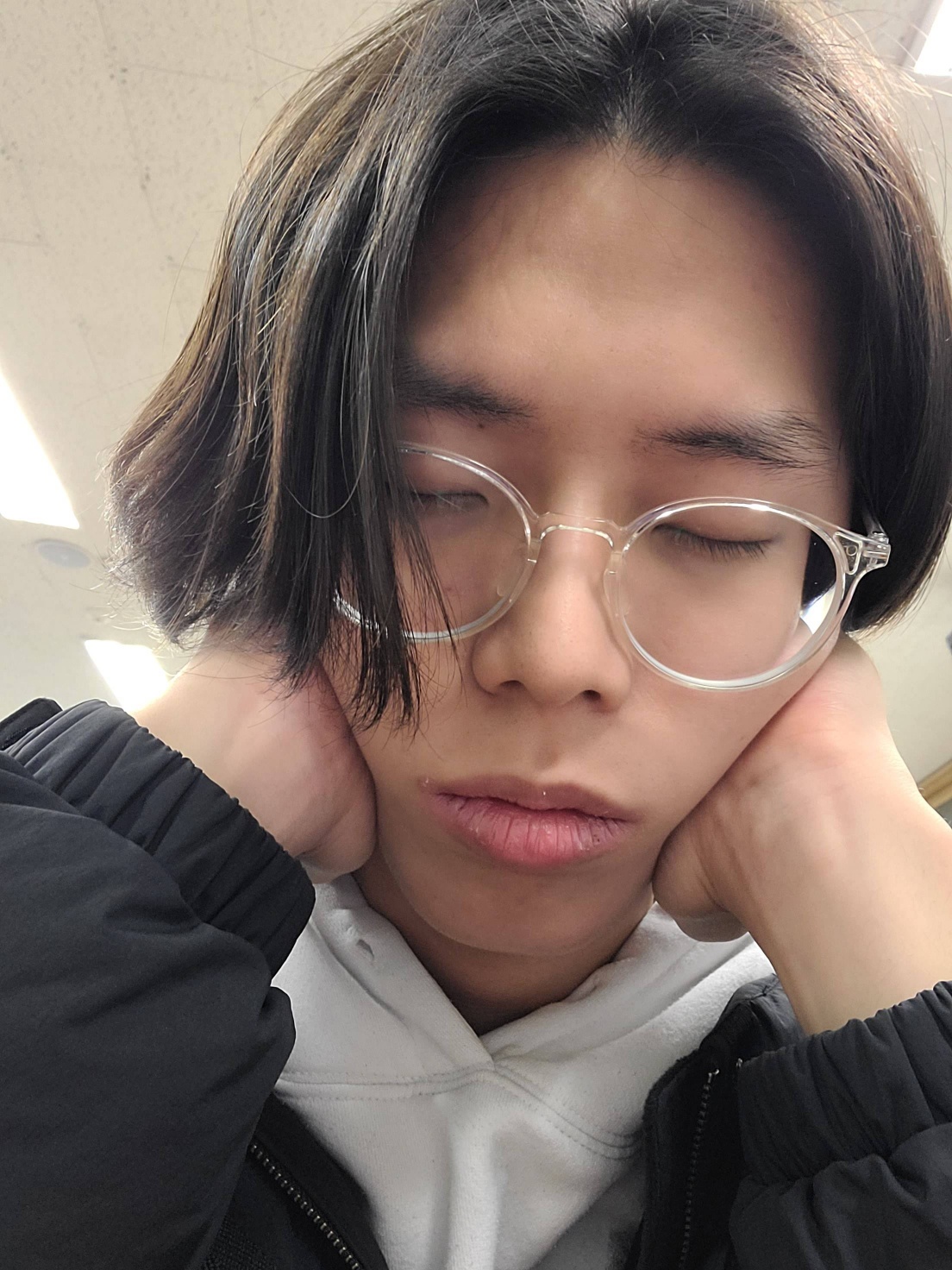 This is a photo my friend secretly took